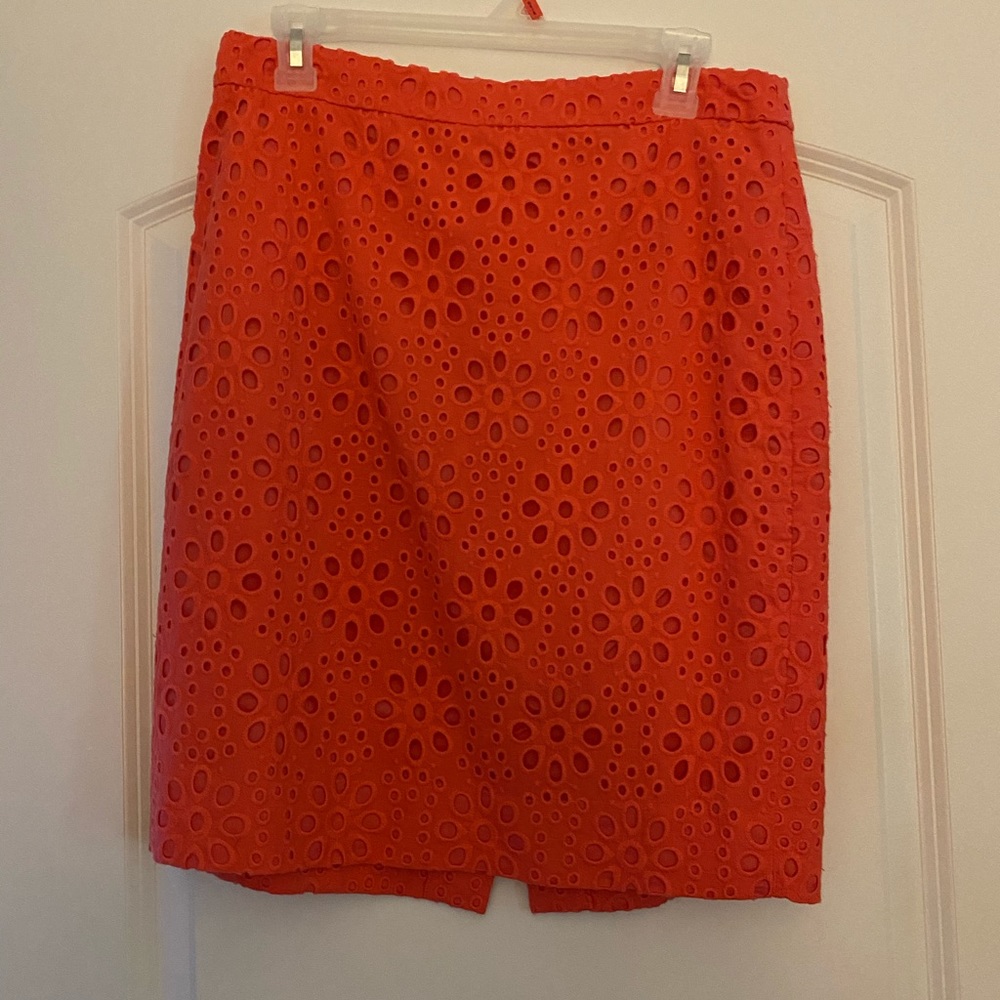 J crew skirt. Coral